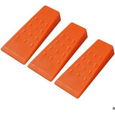 Cales D'Abattage - En Plastique ABS - Pour Tronçonneuse - 5,5 Pouces - Lot De 3 (1/4)
