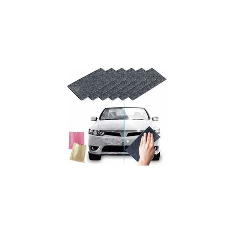 Nano Sparkle Cloth,Nanosparkle Anti Rayure,Rayure Voiture Réparer Tissu, Efface Rayures Chiffon Voiture,Polish Entretien Polissage l’Entretien,6pcs