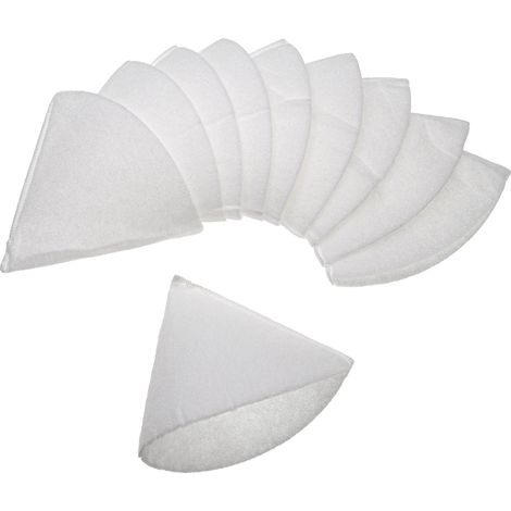 vhbw 10x Conical Filter for Ventilation System e.g. compatible with Helios, Maico, Pluggit, Zehnder - Exhaust Air Filter G4, DN 125, White