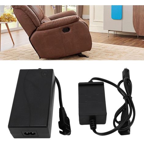 Mando a distancia universal de 2 botones para sillas de ruedas con estación base y receptor para ajuste eléctrico, ABS, enchufe europeo 100–240 V. (1/5)