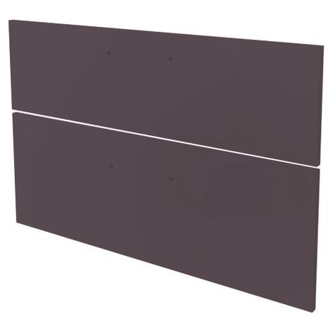 ONDEE - Frentes de cajón MIXY - juego de 2 - 80CM - GRIS - Lacado - Entregado en kit