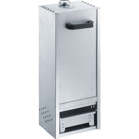 Peetz Alu-Räucherofen 260 - für bis zu 6 Fische hängend, silber, mit Schieber (1/6)