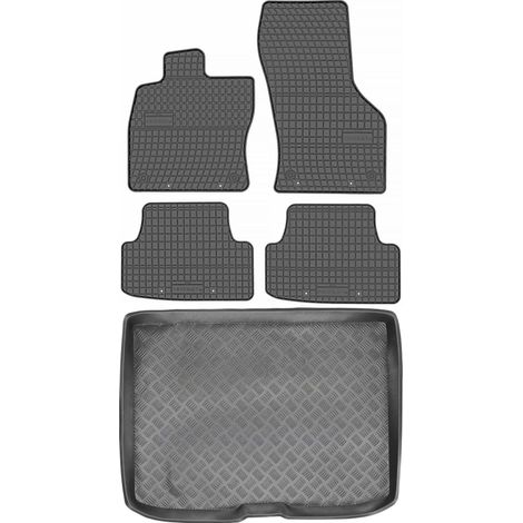Set di tappetini in gomma per auto e tappetino per bagagliaio per Audi A3 III 8V Hatchback Sportback dal 2012 al 2020. (1/5)