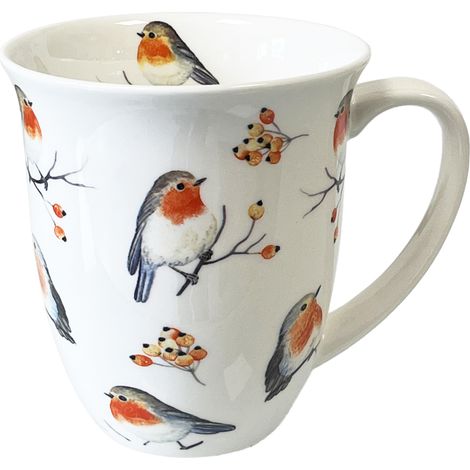 Tasse en Porcelaine Fine Robin Family (1/2)