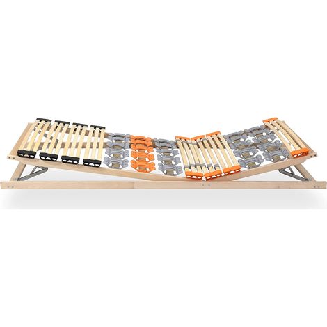 i-flair - Lattenrost, Tellerlattenrost TFlex30KF mit 13-facher Kopf- und Fussteilverstellung - für alle Matratzen geeignet 120x200 cm (1/5)
