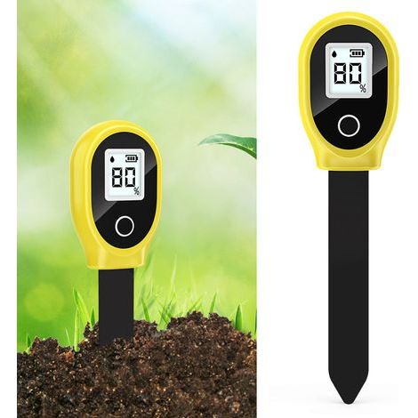 Bodentester, Bodenfeuchtemesser, tragbares Hygrometer für Topfpflanzen, Gärten und Rasenflächen (1/5)