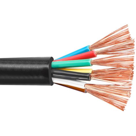 7 Wire Car Trailer Cable, 2 m 7 Pin Trailer Beam, 7 Wires Trailer Cable for Caravan Truck Industry (1/5)
