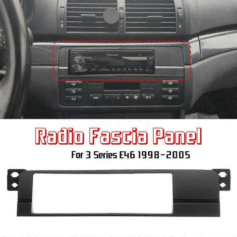 Façade d'autoradio 1 DIN pour BMW Série 3 E46 (1999-2006) - FFY (1/4)