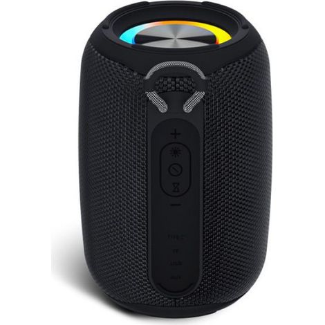 Enceinte Bluetooth Portable - IPX6 Étanche - Subwoofer 12 W - Lumières Rythmiques - Bluetooth 5.3 - TWS Stéréo - 360° Sonore - 1 Pièce (1/3)
