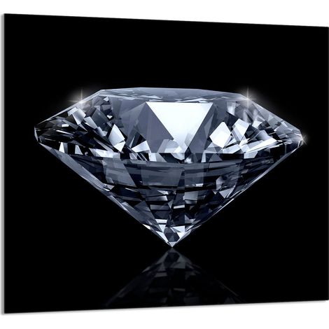 GLASPLATTE FÜR KÜCHE 65x60 Diamond (1/5)