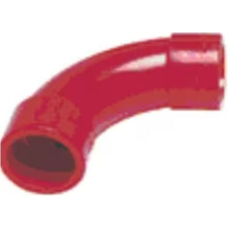 Curva A 90° In Abs Di Colore Rosso 21Mm ( NOTIFIER cod. FAA-E25-90R )