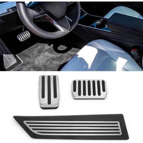 Gaspedal, Bremspedal und Ruhepedal für Linkslenker (LHD) für Tesla Model Y Modelle 2020-2022A (Modelle, die vor Oktober 2021 hergestellt wurden). (1/5)
