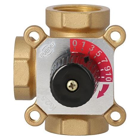 Melangeur 3-voies Easyflow, Type 3I DN25 (1") fem, Kvs 9,0
