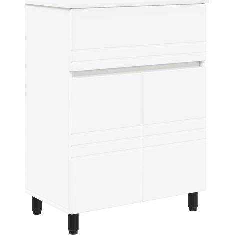Bathroom Vanity Unit White 60 x 35 x 80 cm Engineered Wood vidaXL