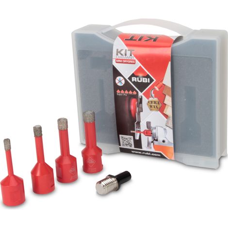 Kit di punte diamantate 50938 Mini Drygres D6-8-10-12mm Rubi (1/5)