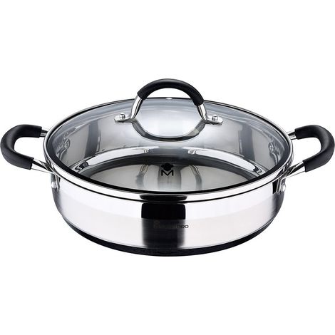 Aster Moderne Kochtopf Edelstahl 3,8L Antihaftbeschichtung (1/5)