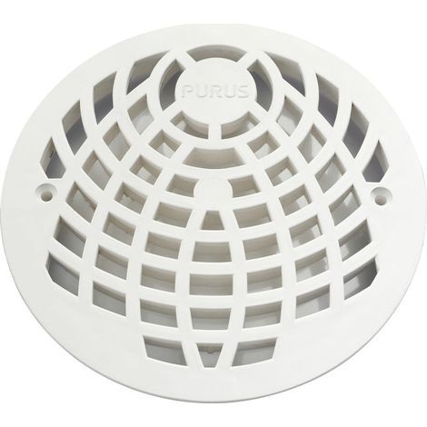 Grille siphon PVC 150 mm – Pour chantiers humides – Matériau PVC standard – Diamètre mâle x femelle 150 mm – Purus