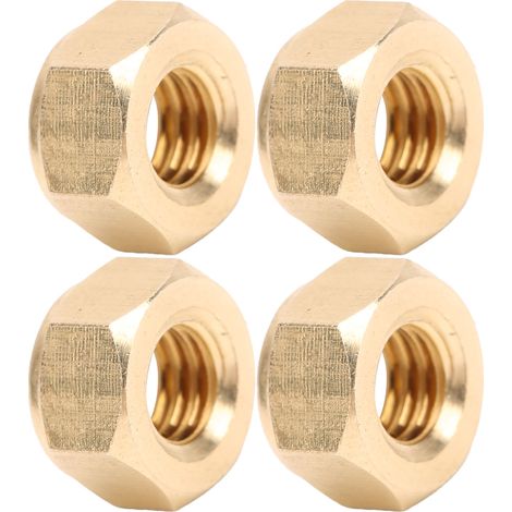 50 Pièces Écrous Autobloquants en Cuivre Antidérapants, Fixation Robuste pour Assemblages Mécaniques (Filetage M6) (1/5)