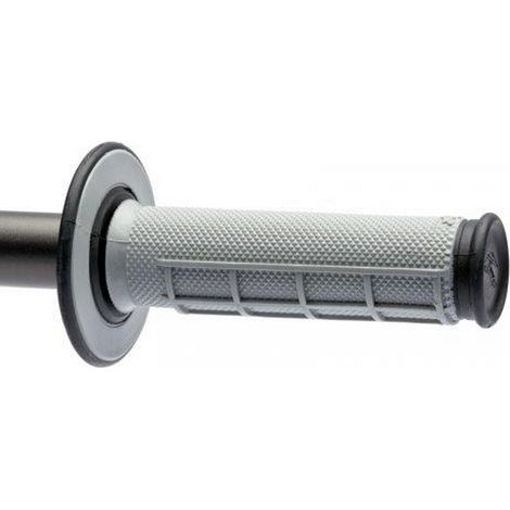 Puños RENTHAL MX Dual Compound 1/2 Waffle, Gris/Negro