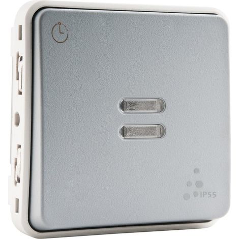 Legrand – Interrupteur temporisé à voyant – Prise connectée pour contrôle à distance – Compatible avec systèmes domotiques – Installation facile