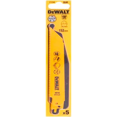 Sägeblatt DeWalt dt2348-qz 152 mm Bi-Metall 5 Stück