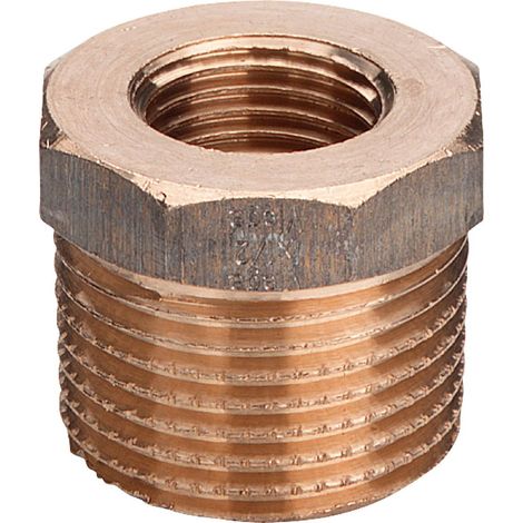Viega Riduzione, R 3/8, Rp 1/8 bronzo rosso o bronzo al silicio modello 3241, 441111