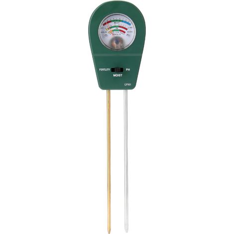 Testeur de pH du sol 3 en 1 pour le sol, la fertilité et le pH du sol détecteur de pH pour le sol fleurs de jardin capteurs de sol (1/5)