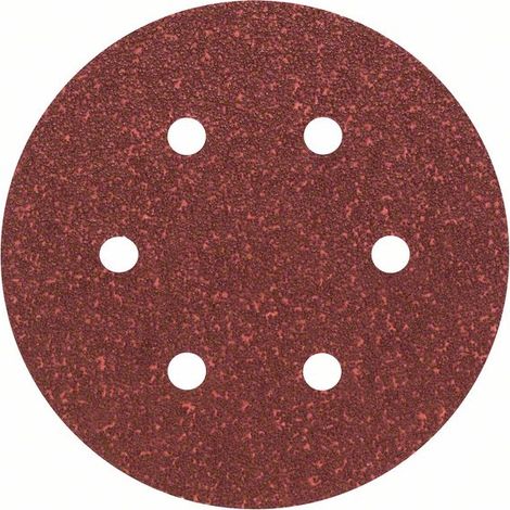 Bosch 5x Schleifblatt C430 Expert for Wood 6 Löcher Klett 150 mm K40 - 2608605716