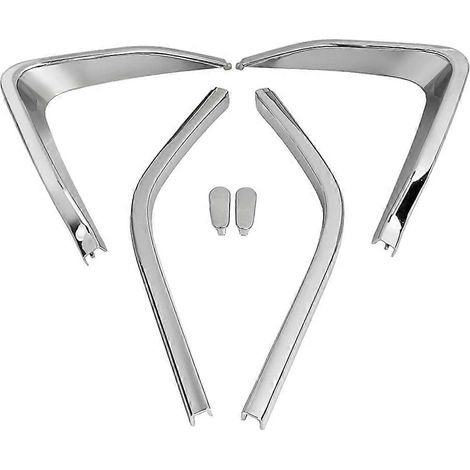 Kit de bouchons chromés pour carénage supérieur et inférieur de moto Honda Goldwing GL1500 88-00