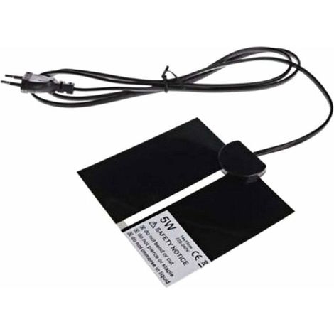 Terrarium Tapis Chauffant Sable - 5/7/14/20W Mat Tapis Température Adjustable Chauffage Chauffant-Portée de l'offre: 5W: 14x15 cm (1/5)