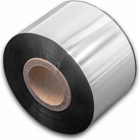 vhbw 1x Thermal Ribbon compatible with Zebra 105SL, 105SE, 110 Xi, 140 Xi Label Printer, 40 mm x 300 m, Wax Resin, Black