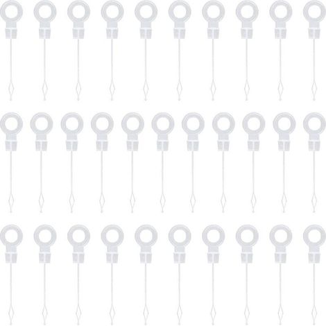 30 Pièces Piston Universel pour Trou de Vidange de Congélateur Tige de Nettoyage Plastique Outil de Nettoyage Réfrigérateur pour Déboucheur Congélateur Accessoires de réfrigérateur