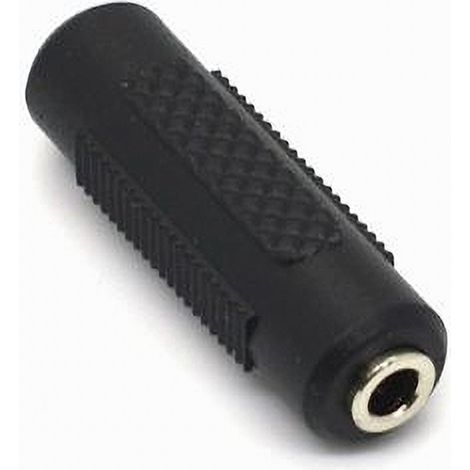 MaxTech - Connettore Accoppiatore Adattatore Cavo Stereo Audio Aux Femmina / Femmina C-069 - (1/4)