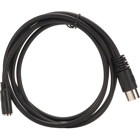 Câble d'extension DIN 5 broches mâle vers 3,5 mm pour lecteur CD, VCR, DVD, tourne-disque - 1,5 m (1/5)