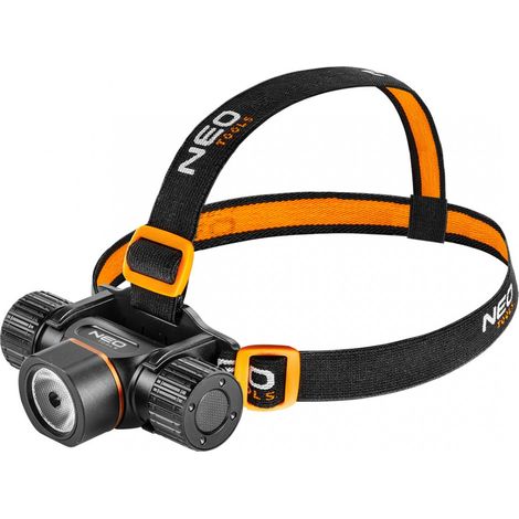 Lampada frontale NEO ricaricabile tramite USB/alimentata a batteria (1/5)