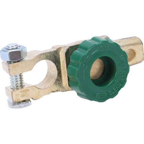 Lot de 2 interrupteurs de déconnexion de batterie à borne supérieure, coupe-circuit d'alimentation principal pour bateau, voiture, camion et camping-car (1/5)
