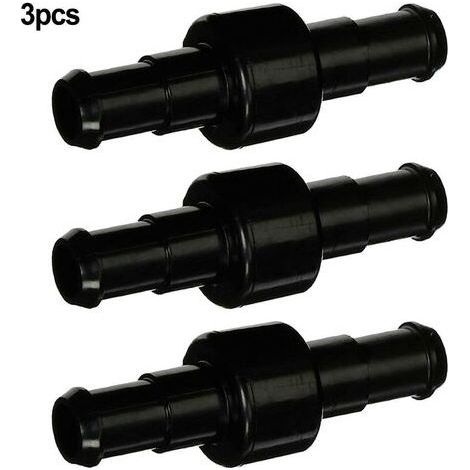 D20 Lot de 3 Raccords Rotatifs pour Tuyau D'arrosage avec 6 Embouts D15 Compatibles avec Zodiac Polaris 180 280 380 Robot Nettoyeur Piscine noir (1/5)