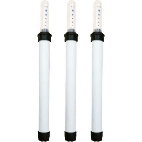 3x Feuchtigkeitsmesser für Zimmerpflanzen, geeignet für Topfblumen, 20 cm (1/4)