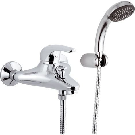 Rubinetto vasca esterno con doccia duplex - serie project