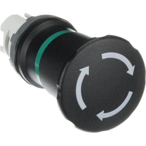 Pulsante di arresto a fungo 40mm mpet4-10b nero abb kz 445 4