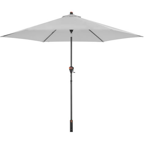 Doppler Mittelmastschrim "Auto Tilt" Ø305 cm, hellgrau, Bezug aus 100% Polyester, Gestell aus Aluminium, Gewicht 2,7 kg (1/4)