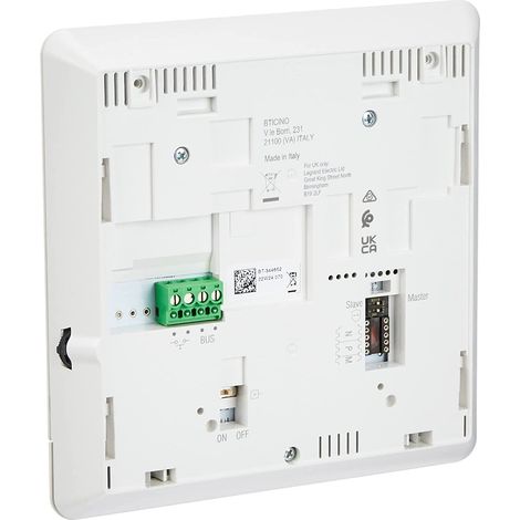 Bticino – Portier vidéo mains libres 2 fils – Écran couleur LCD 5'' – Technologie 2 fils – Commande électrique personnalisable