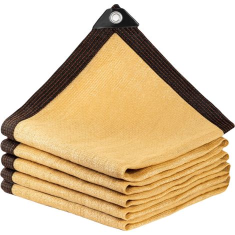 Tissu d'ombrage 4x6m 90% Anti-UV, Voile d'ombrage Extérieur Respirante & Dense, Filet Ombre pour Piscine, Jardin, Arrière-cour, Patio (1/4)