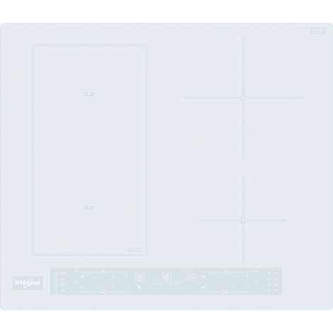 Whirlpool Piano cottura a induzione in vetroceramica - WL B4560 NE/W. Colore del prodotto: Bianco, Posizionamento dell'apparecchio: Da incasso, Dimensione della larghezza del piano cottura: 59 cm. ... (1/10)