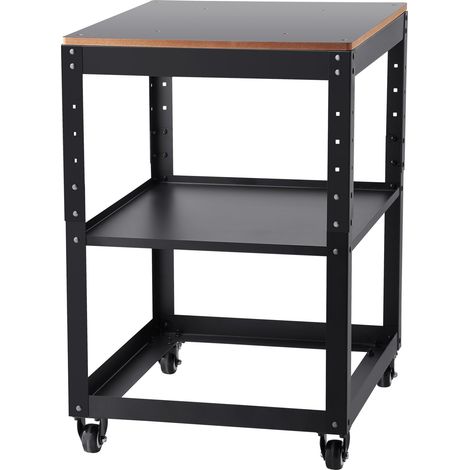 Support de Rabot Charge 45 kg Table Support de Raboteuse Hauteur 3 Vitesses Étagère d'Outils Mobile 4 Roulettes Espace Stockage pour Plupart Raboteuses Scies Machines d'Établi Outils Électriques (1/5)