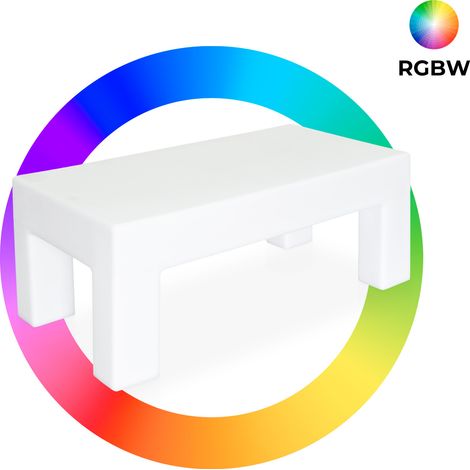 Tavolino centrale LED RGBW - 20W - Ricaricabile (1/5)