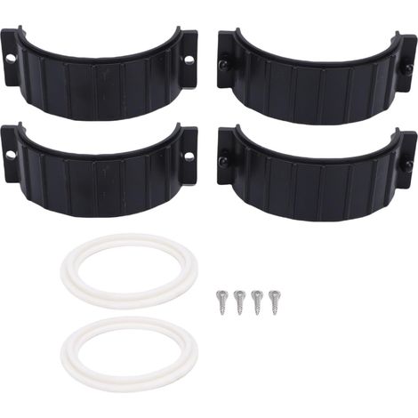 2 inch Spa Hot Tub Heater Split Nut Unions, Plastic Split Nut Fitting for Heater with Fixed Screws, for 2 inch HeaterAssemblies