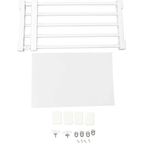 Étagère extensible à tension pour placard, sans clous, séparateur de rangement pour armoire et penderie (1/4)