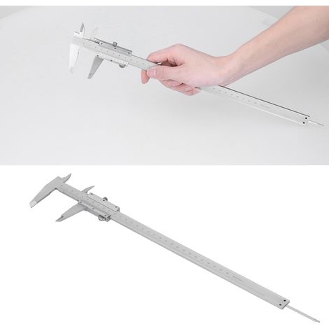 Messschieber aus hochkohlenstoffhaltigem Stahl, Messschieber in Industriequalität, Vier-in-Eins-Messschieber, 0,02 mm, 0-300 mm. (1/5)