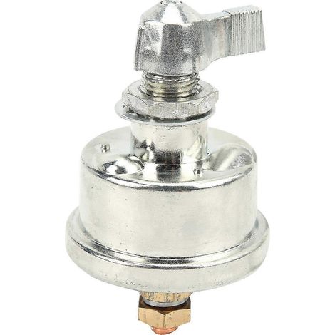 Interrupteur de coupure de batterie 300A 12-24V, sectionneur d'alimentation pour équipements électriques, coupe-circuit isolateur à clé, dispositif de déconnexion de courant. (1/4)